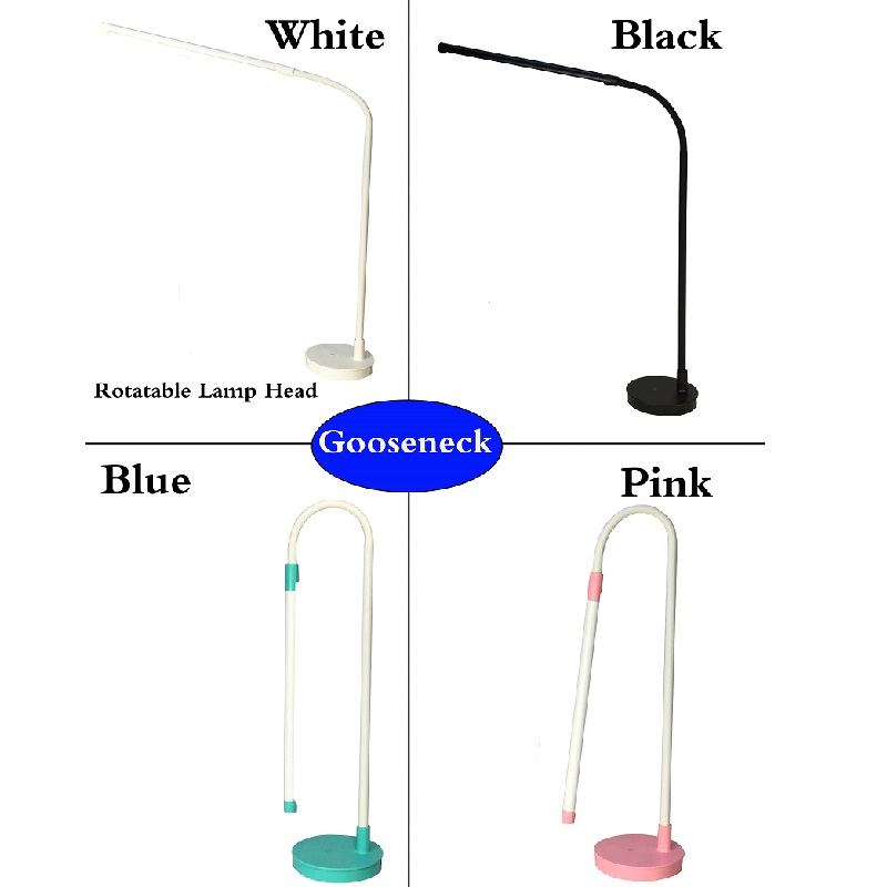 518 USB Funzionato Magnet Dimmable LED Work Table Reading Light Workshop Lampada Regolabile Gooseneck Daylight 5000K